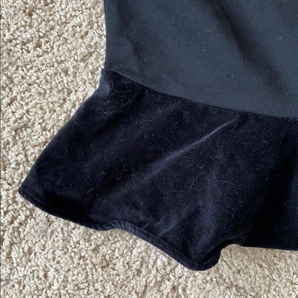 J Crew Velvet Peplum Top - Picture 3 of 5